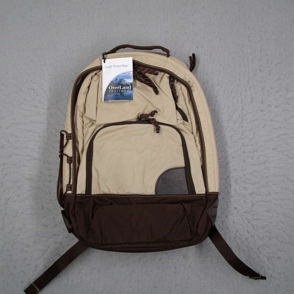 Overland Equipment Acadia Backpack Wheat Coffee Bean Laptop Sleeve Tan Brown